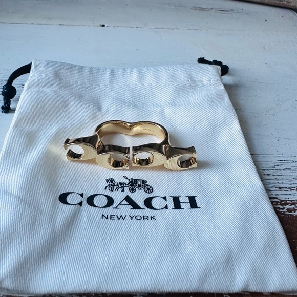 “COACH” Logo Double Finger Finger - Picture 2 of 7